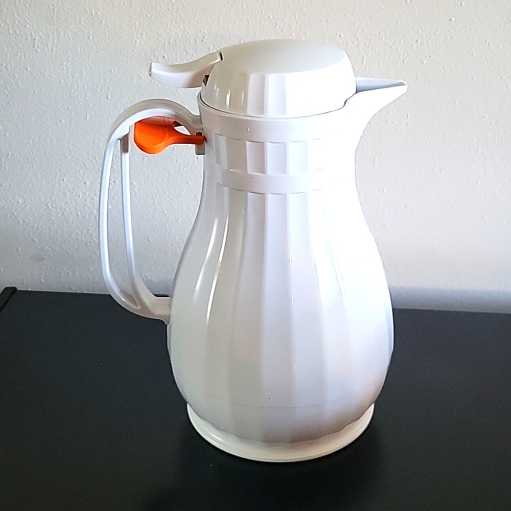 White Carafe for Coffee, Tea, Hot Water